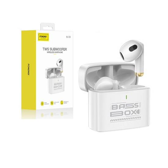 Foneng TWS Wireless Earphones BL128 BT 5.3V White